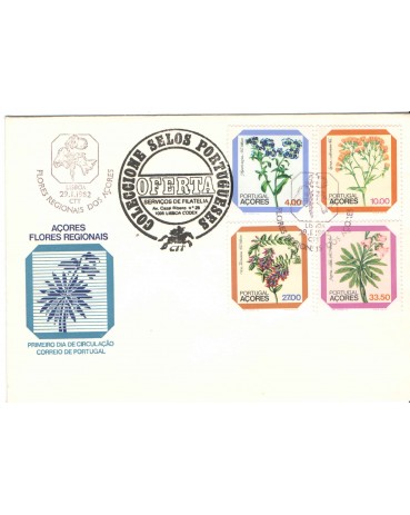 1982 Portugal "Açores"  FDC  FLORES 7562